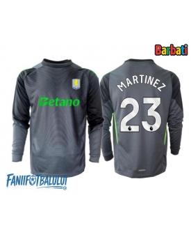 Aston Villa Emiliano Martinez #23 Portarii Tricou Fotbal Replică 2025-26 Barbati Acasa Mâneci Lungi